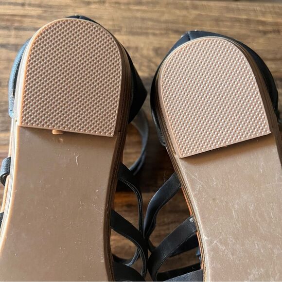 Rampage Ram-Santorini Gladiator Open Toe Sandal with Zipper and Buckle Size 9M - Picture 13 of 16